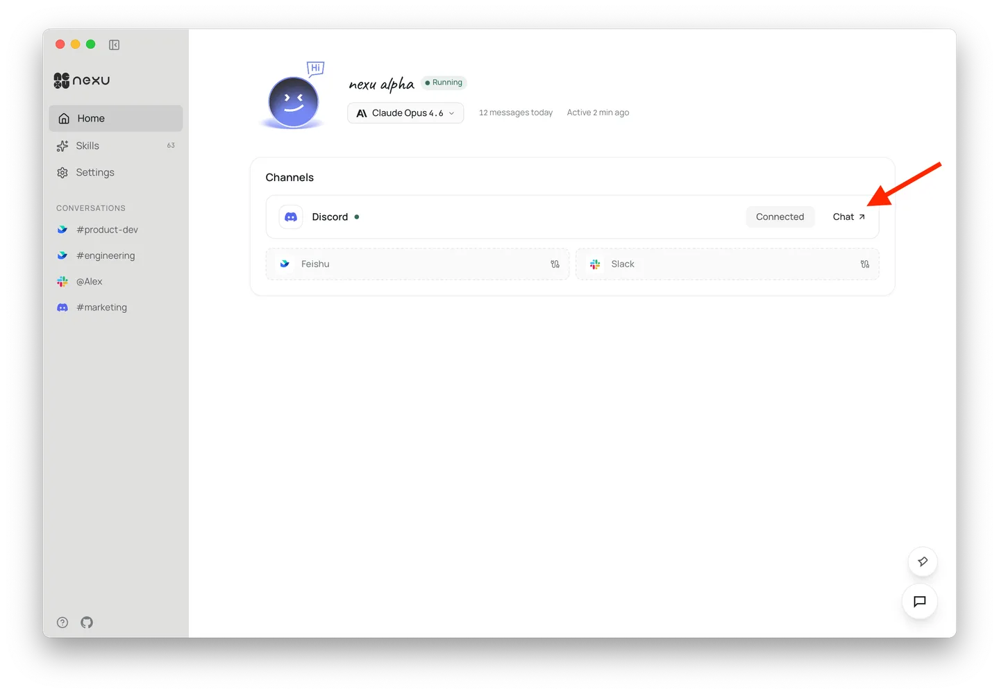 Discord connected